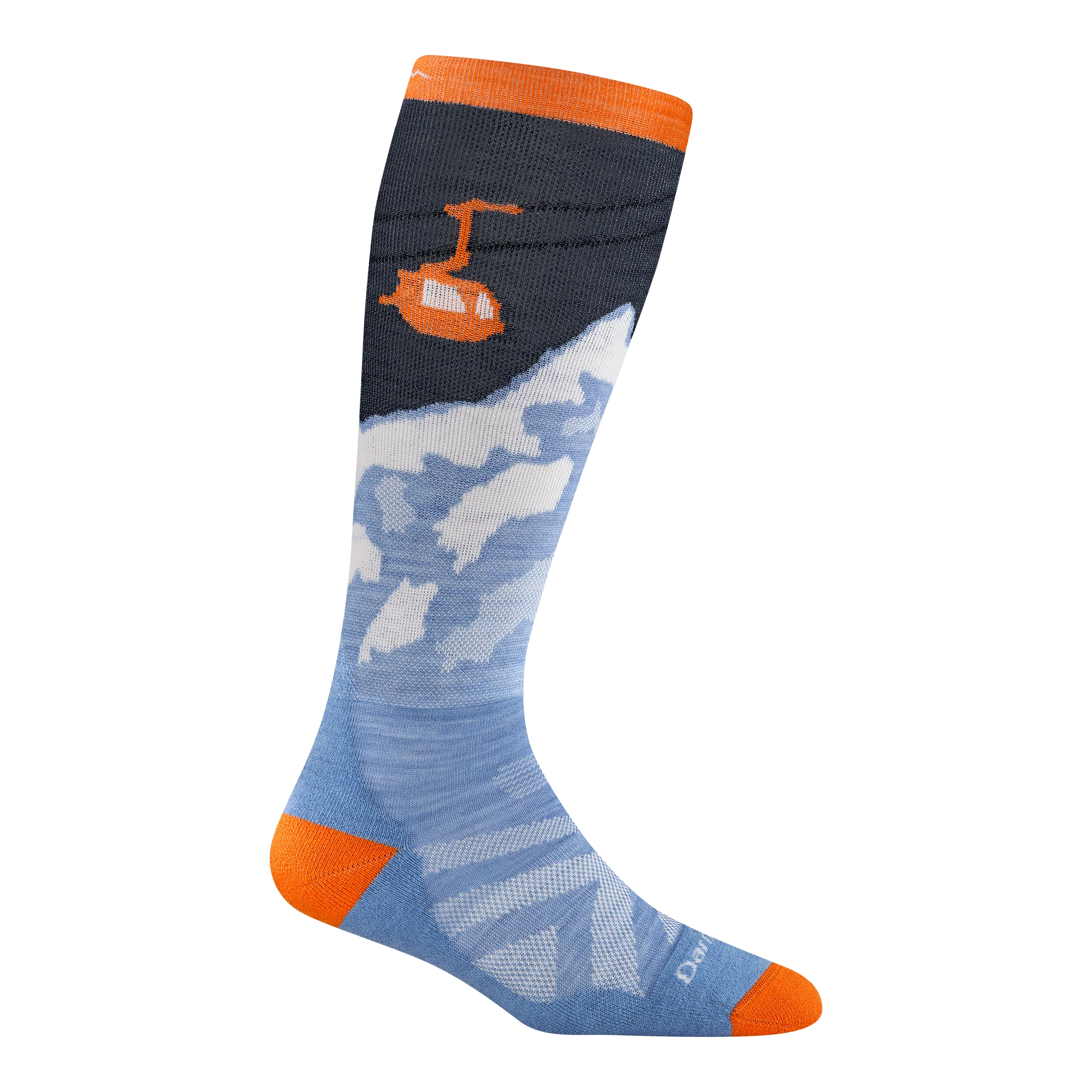 Kids Little Yeti Over-the-Calf Midweight Ski & Snowboard Socks - Image 4