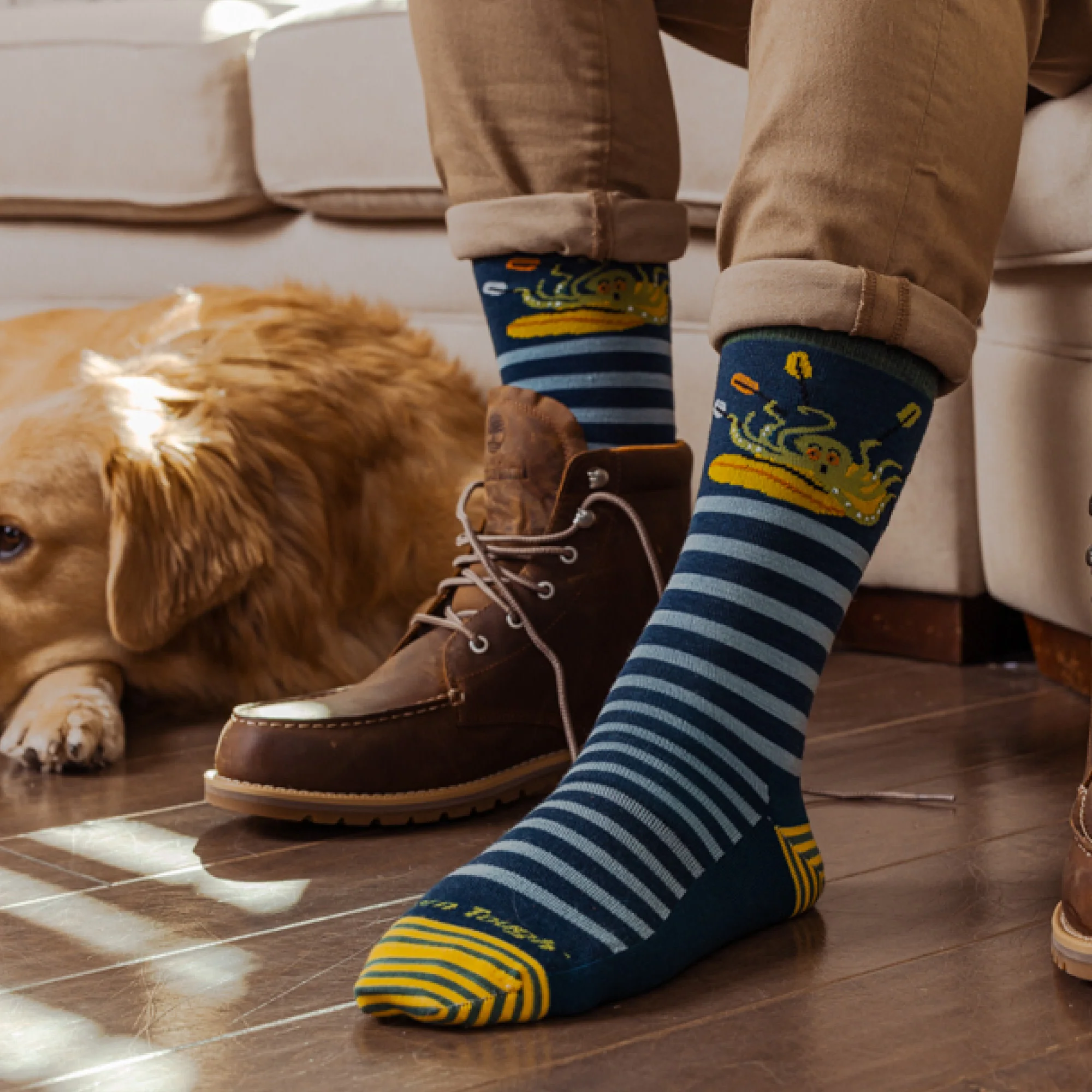 Men's Animal Haus Crew Lightweight Lifestyle Socks - Image 3