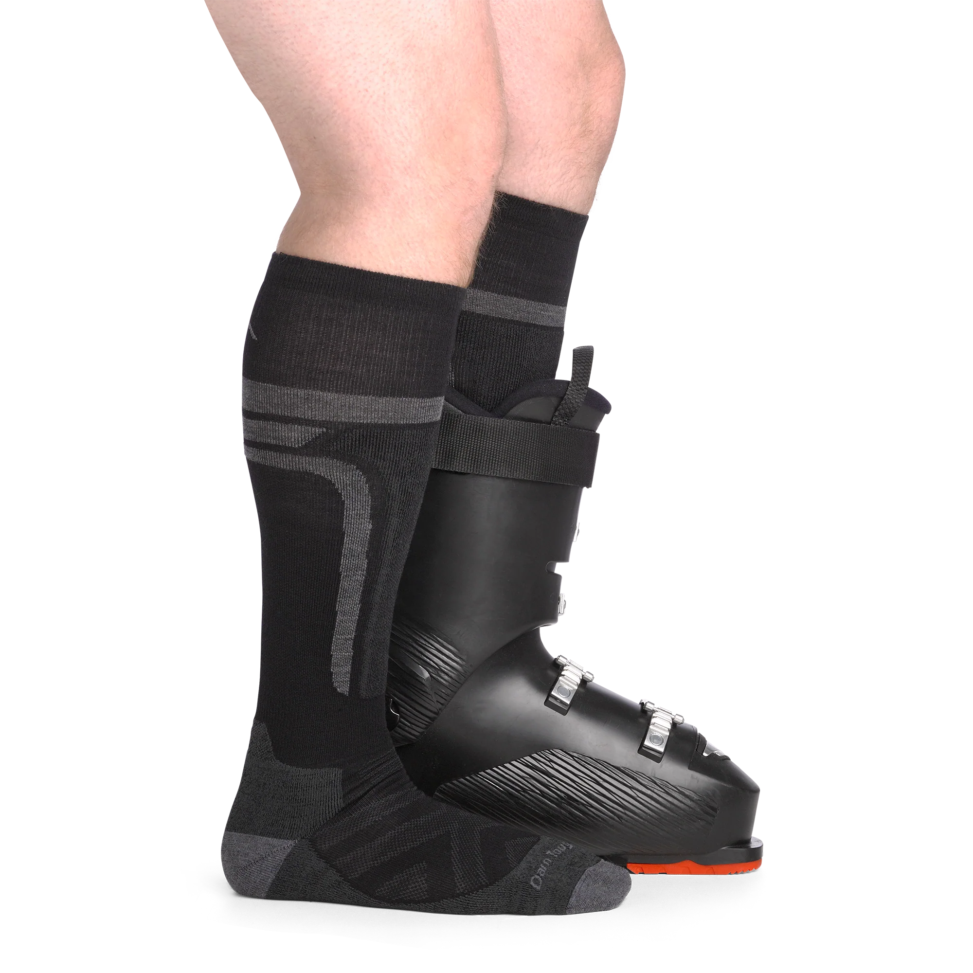 Men's Edge Over-the-Calf Midweight Ski & Snowboard Socks - Image 2