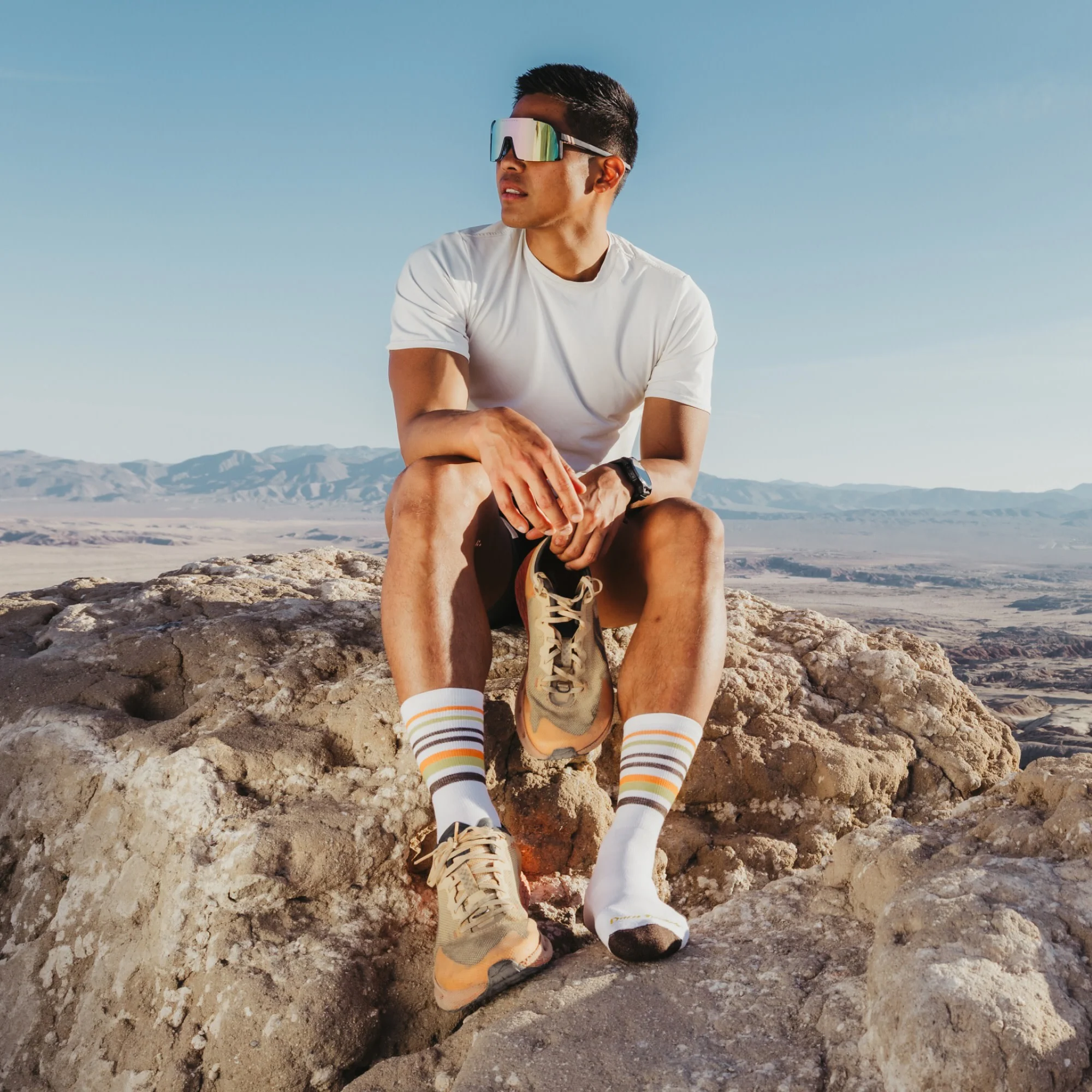 Men's Fastpack Micro Crew Lightweight Hiking Socks - Image 12