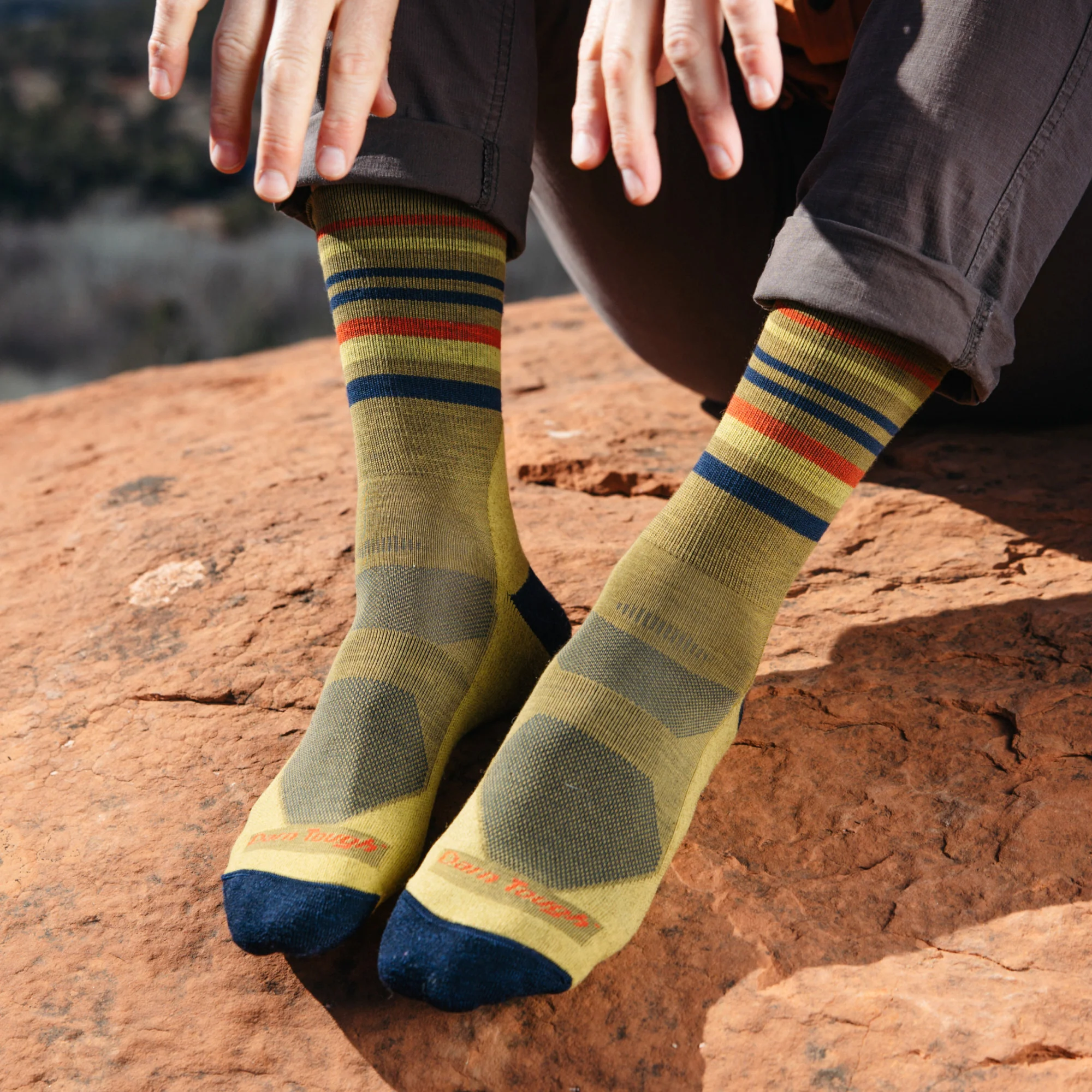Men's Fastpack Micro Crew Lightweight Hiking Socks- Last Chance - Image 4