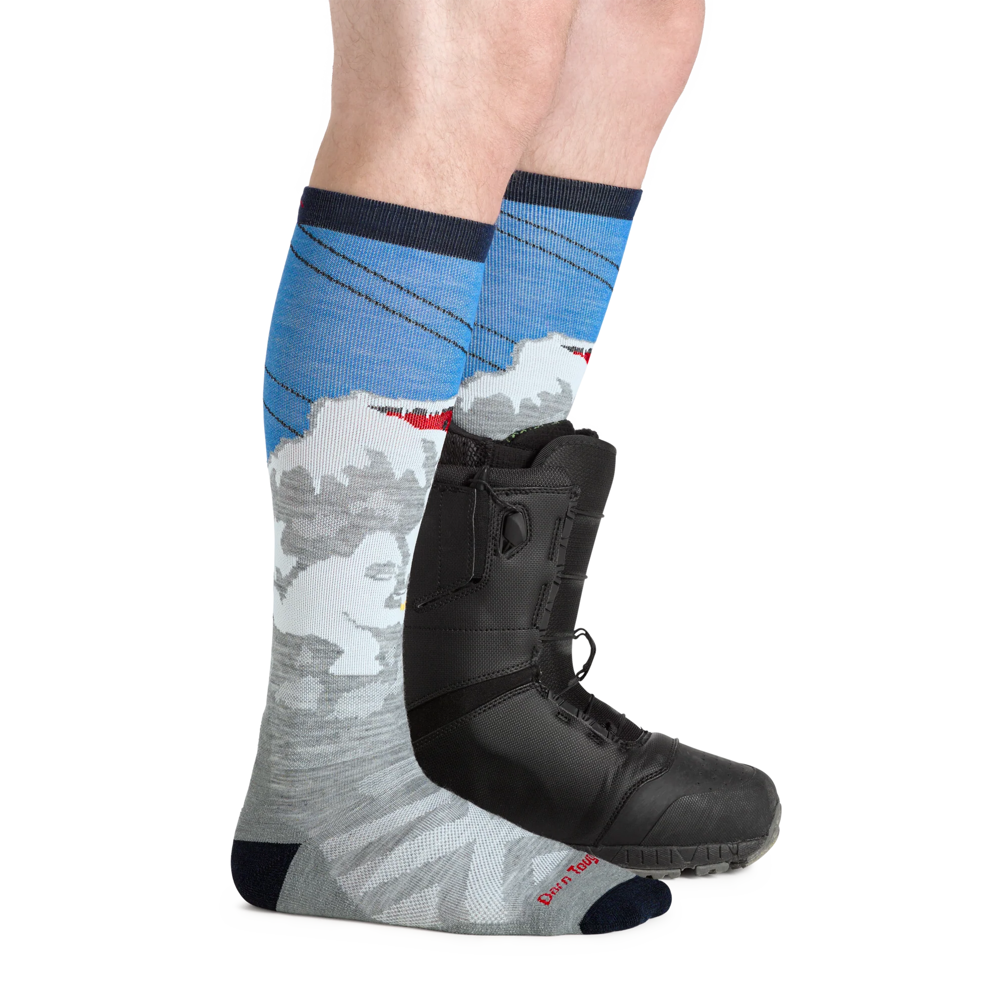 Men's Heady Yeti Over-the-Calf Midweight Ski & Snowboard Socks - Image 5