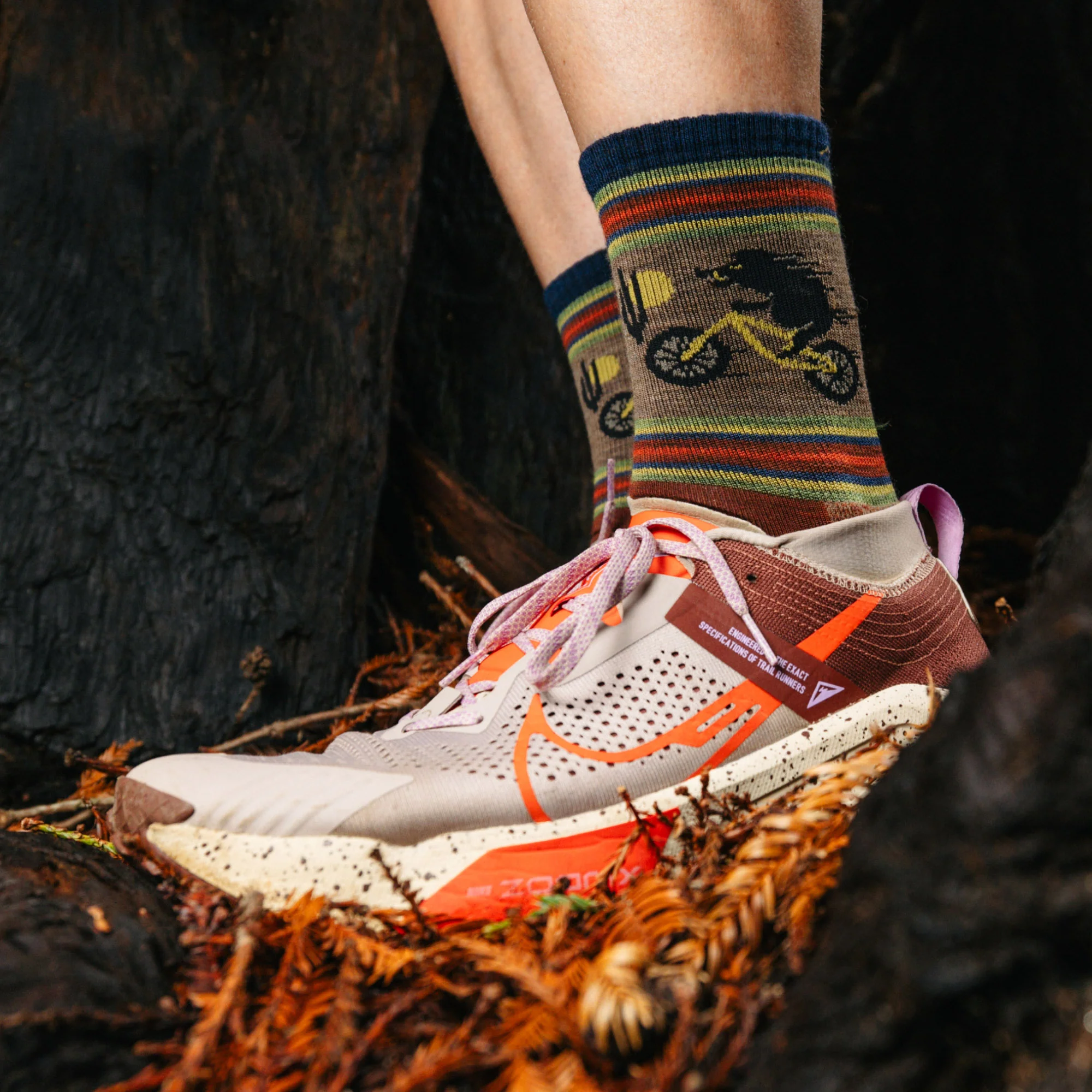 Men's Willoughby Micro Crew Lightweight Hiking Socks - Image 5