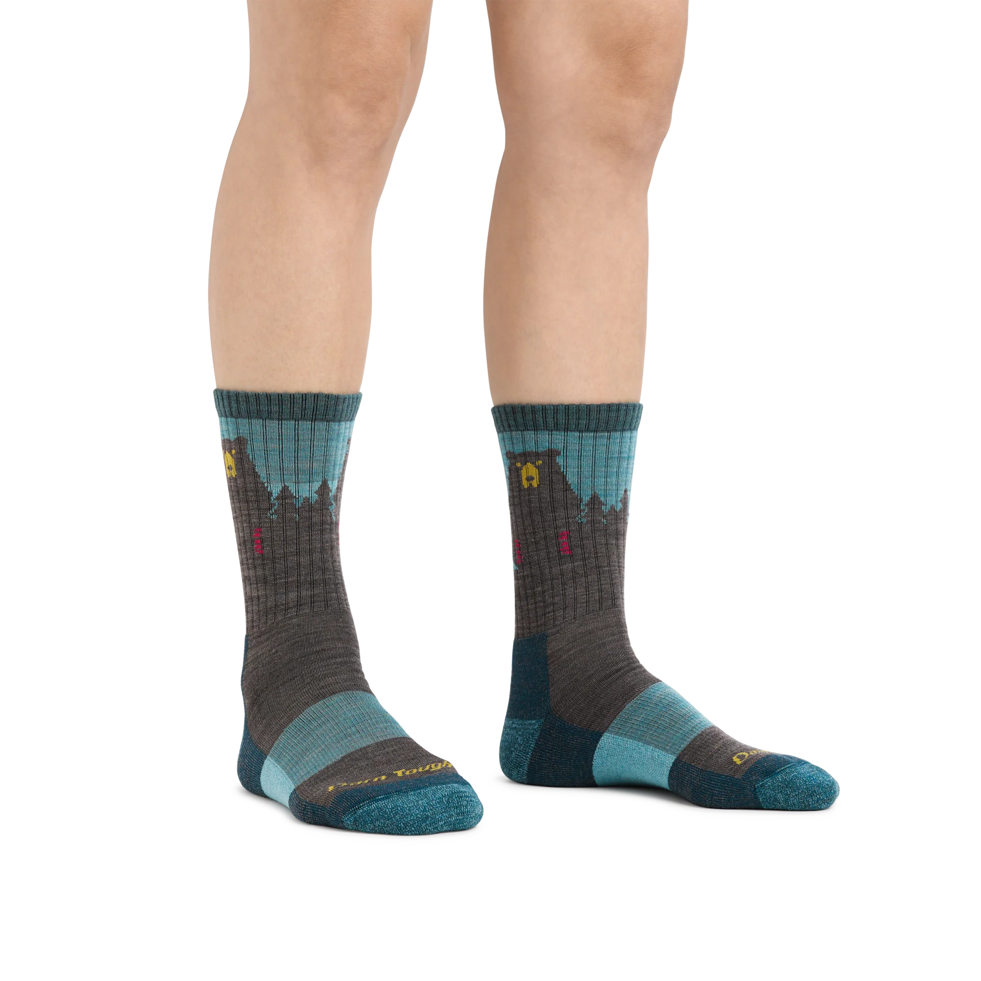 Women's Bear Town Micro Crew Lightweight Hiking Socks - Image 7