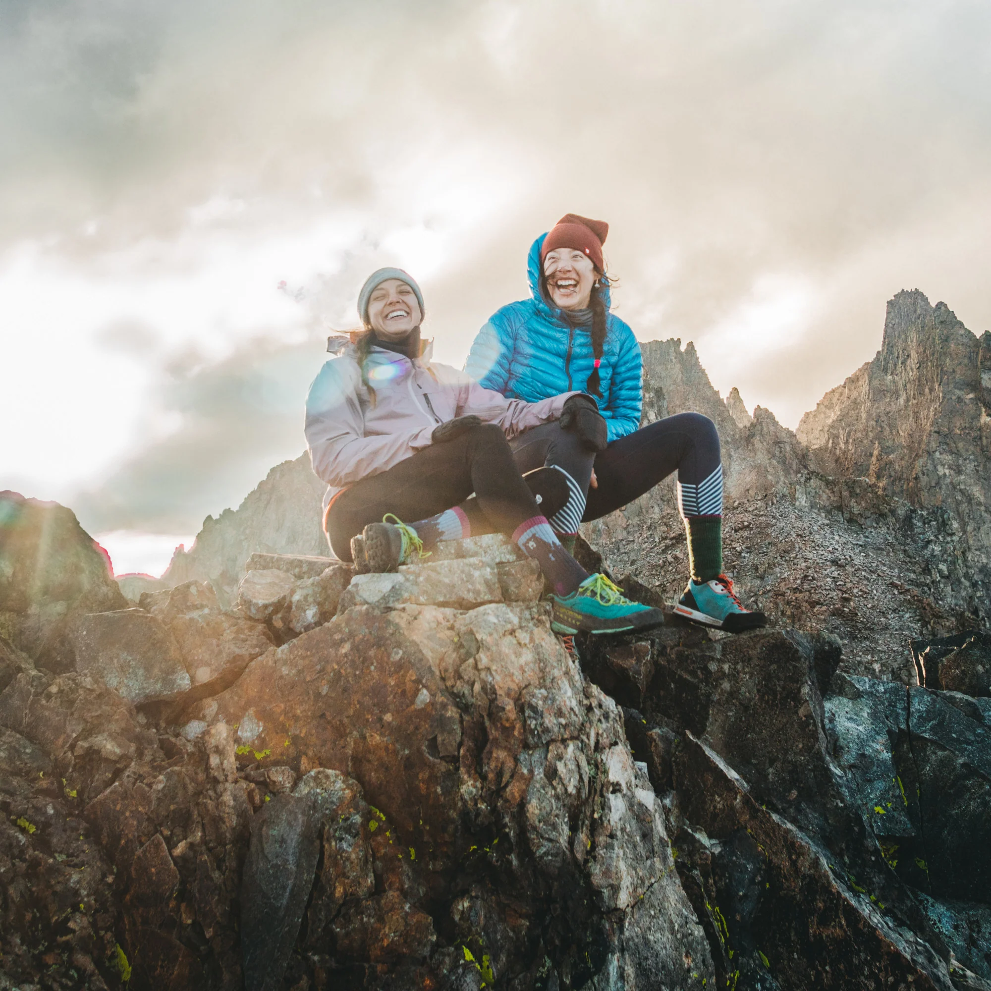 Women's Bear Town Micro Crew Lightweight Hiking Socks - Image 9