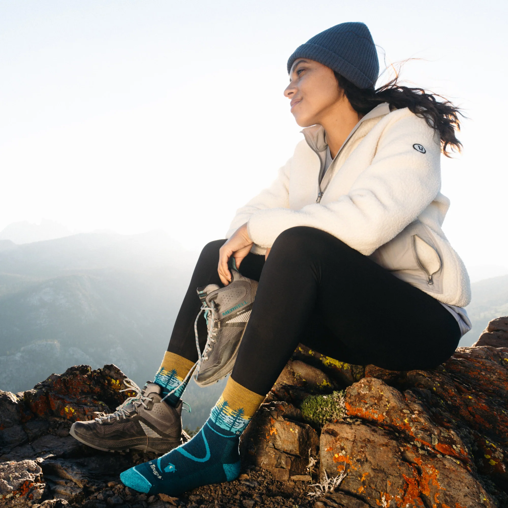 Women's Northwoods Micro Crew Midweight Hiking Socks - Image 9