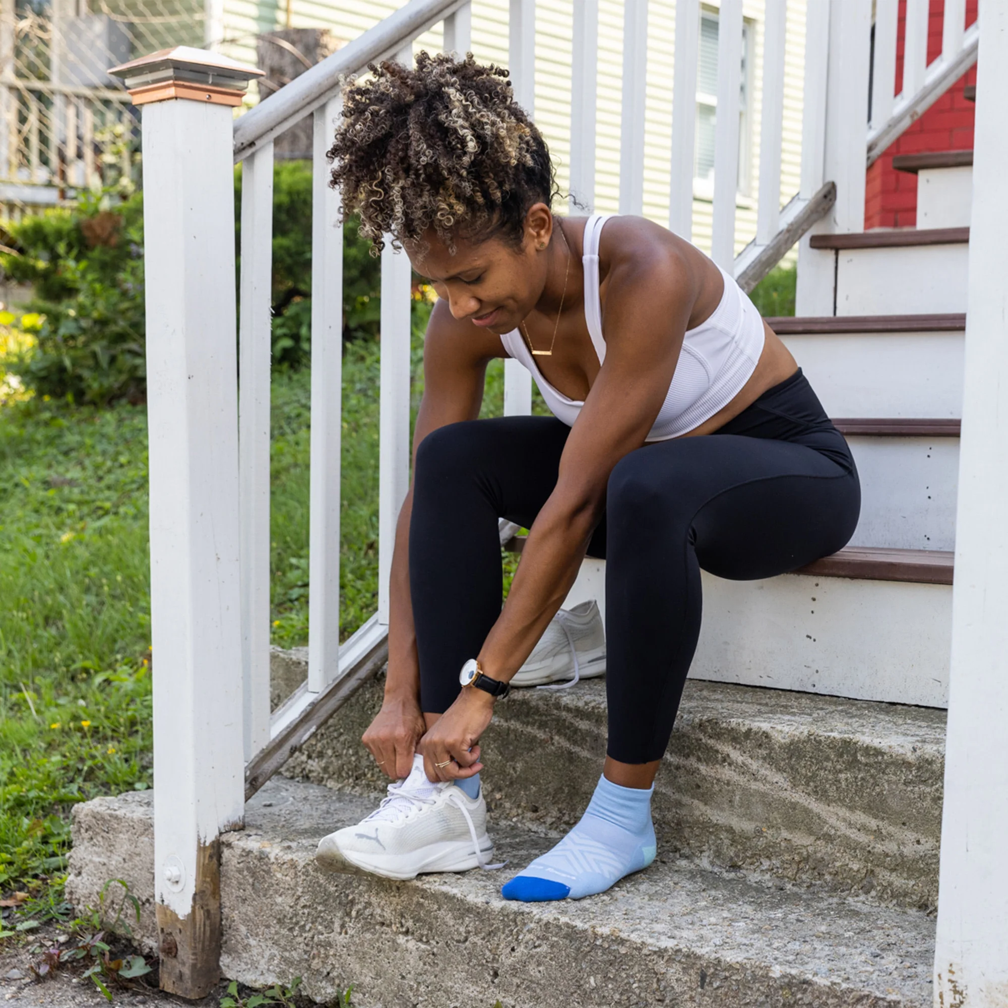 Women's Run Quarter Cushioned Ultra-Lightweight Running Socks - Image 14