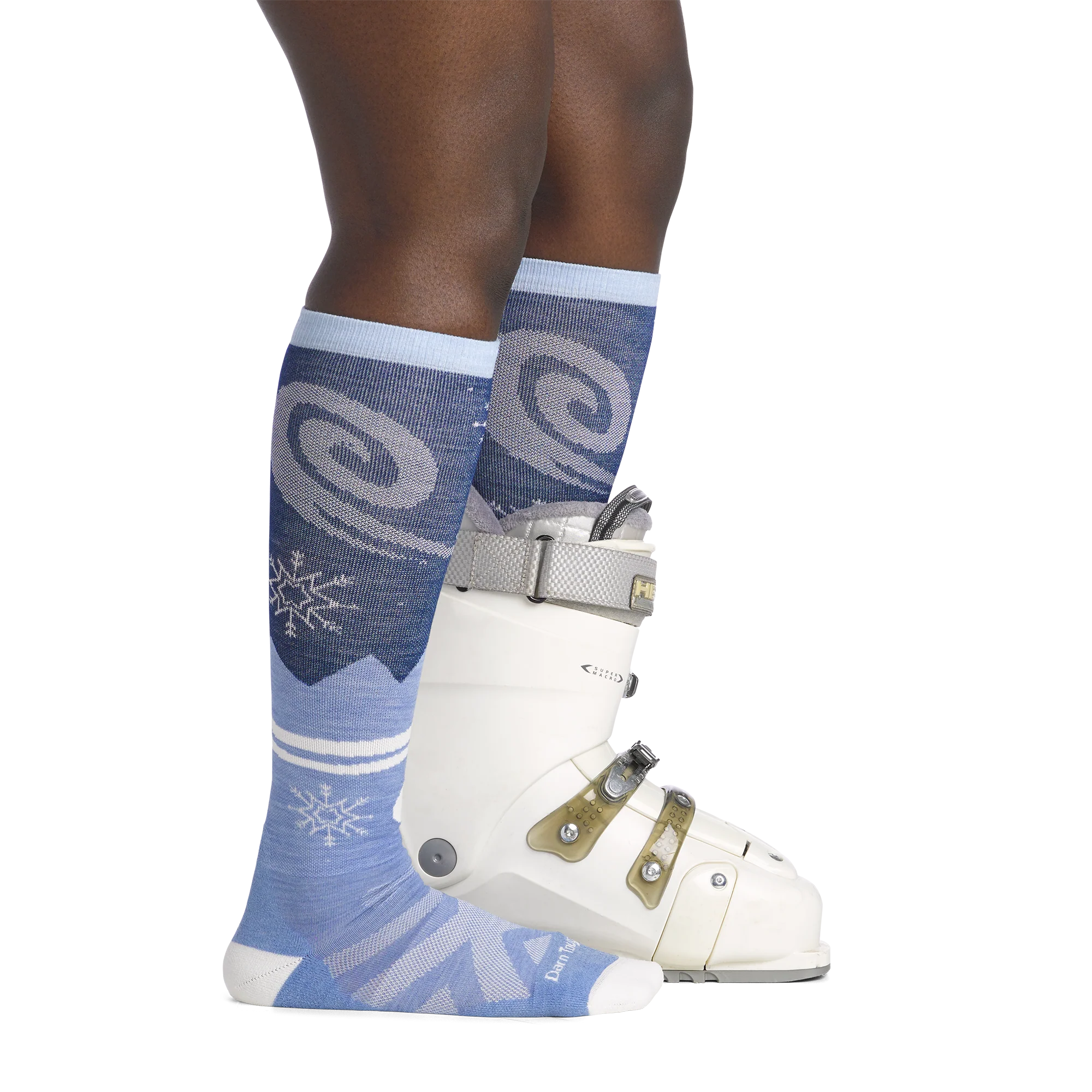Women's Swirlwind Over-the-Calf Lightweight Ski & Snowboard Socks - Image 3