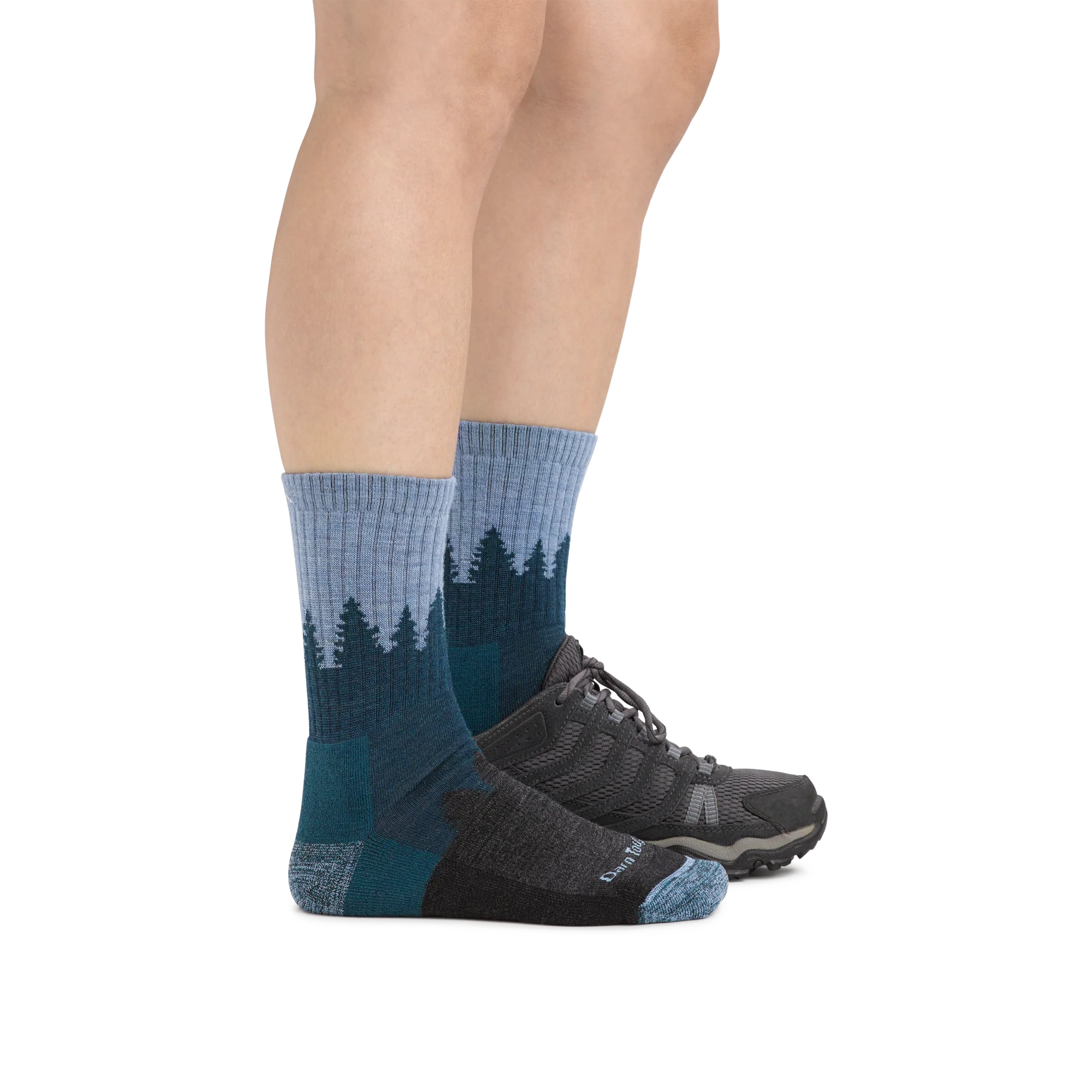 Women's Treeline Micro Crew Midweight Hiking Socks - Image 3